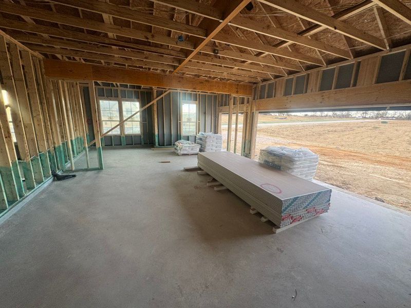 In-progress construction of a new home in Creekview Addition, Van Alstyne, TX (Image 9). In-progress construction of a new home in Creekview Addition, Van Alstyne, TX (Image 9).