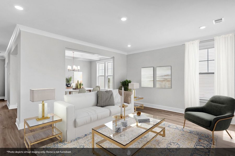 Furnished interior view inside a new home in Pebble Branch, Chapin (Image 5).