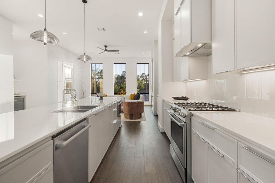 Furnished interior view inside a new home in , Houston (Image 19).