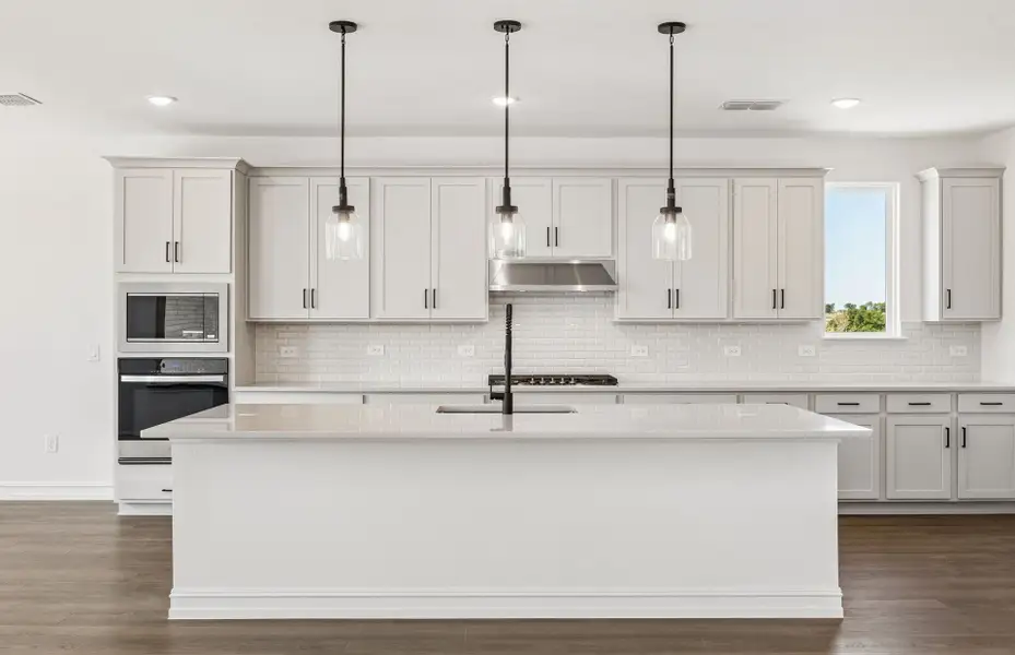 Furnished interior view inside a new home in Highland Lakes, McKinney (Image 13).