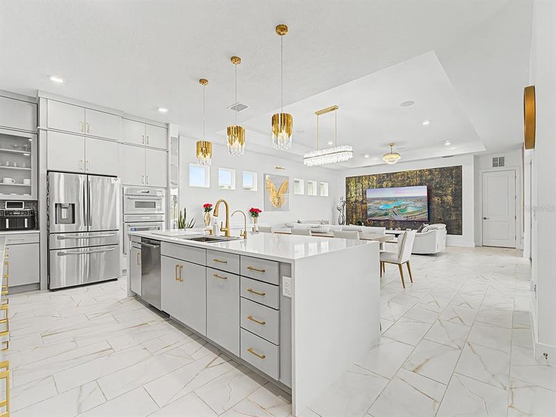 Furnished interior view inside a new home in , San Antonio (Image 38).