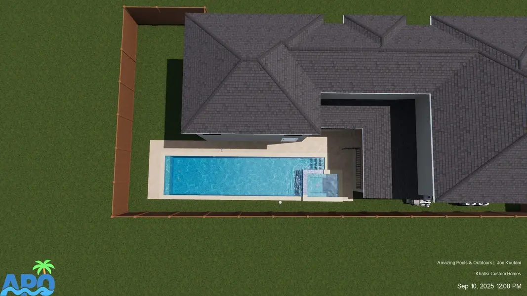 Exterior rendering of this home design in , Bellaire, TX (Image 4). Exterior rendering of this home design in , Bellaire, TX (Image 4).