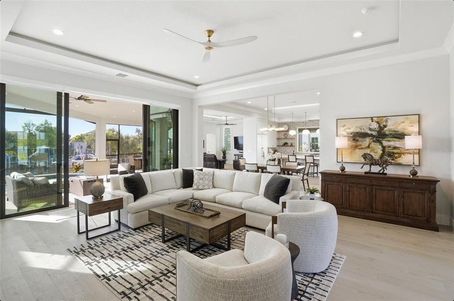Furnished interior view inside a new home in , Parrish (Image 67).