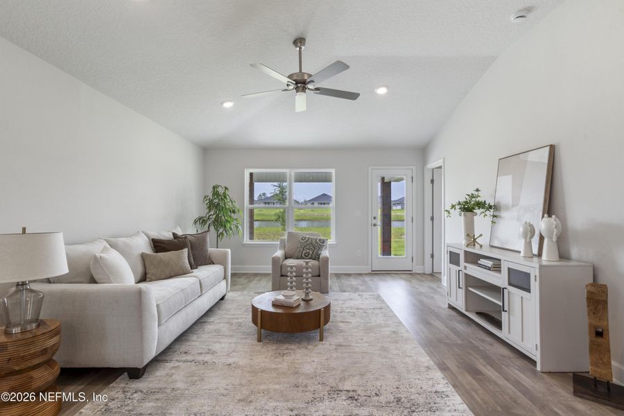 Furnished interior view inside a new home in Summerglen, Jacksonville (Image 13).