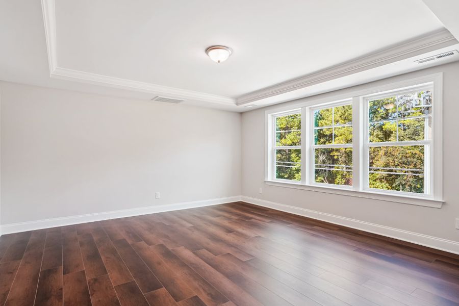 Representative unfurnished interior of a home built from the Badin by Caruso Homes in Blue Run, Raleigh (Image 68). Representative unfurnished interior of a home built from the Badin by Caruso Homes in Blue Run, Raleigh (Image 68).