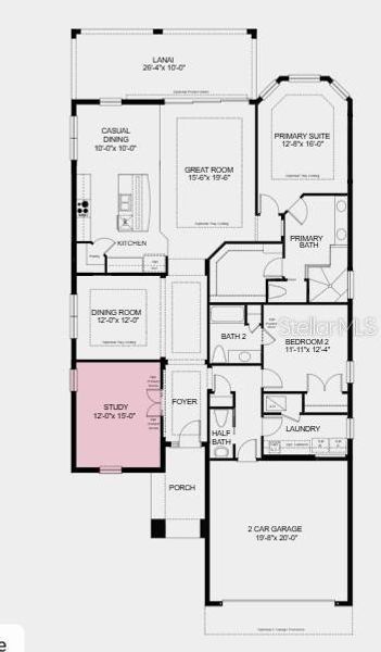 2D floor plan layout of this home in Esplanade at Westview, Kissimmee, FL (Image 2). 2D floor plan layout of this home in Esplanade at Westview, Kissimmee, FL (Image 2).
