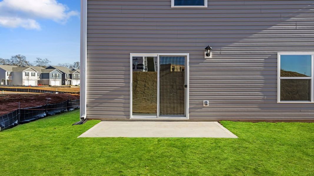 Exterior details and patio area of a home in Baxter Village, Boiling Springs (Image 20).