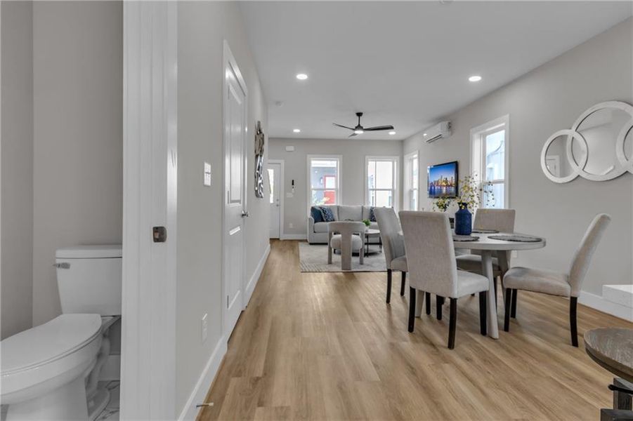 Furnished interior view inside a new home in , Atlanta (Image 10).