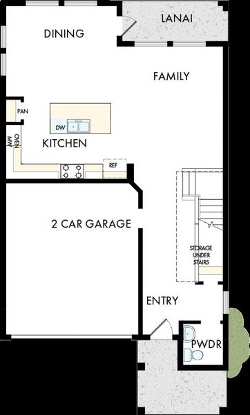 2D floor plan layout of this home in Persimmon Place – Garden Series, Wesley Chapel, FL (Image 2). 2D floor plan layout of this home in Persimmon Place – Garden Series, Wesley Chapel, FL (Image 2).