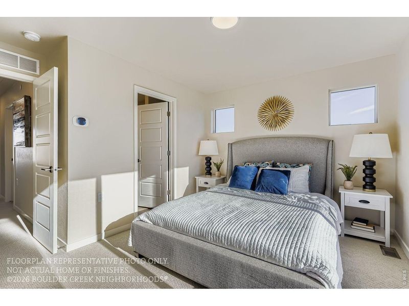 Furnished interior view inside a new home in Baseline, Broomfield (Image 15).