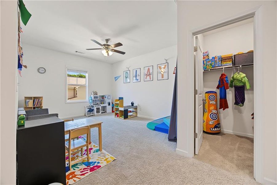 Furnished interior view inside a new home in , Flowery Branch (Image 27).