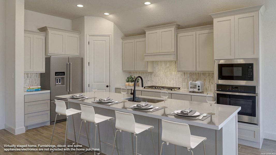 Furnished interior view inside a new home in Arcadia Ridge, San Antonio (Image 7). Furnished interior view inside a new home in Arcadia Ridge, San Antonio (Image 7).