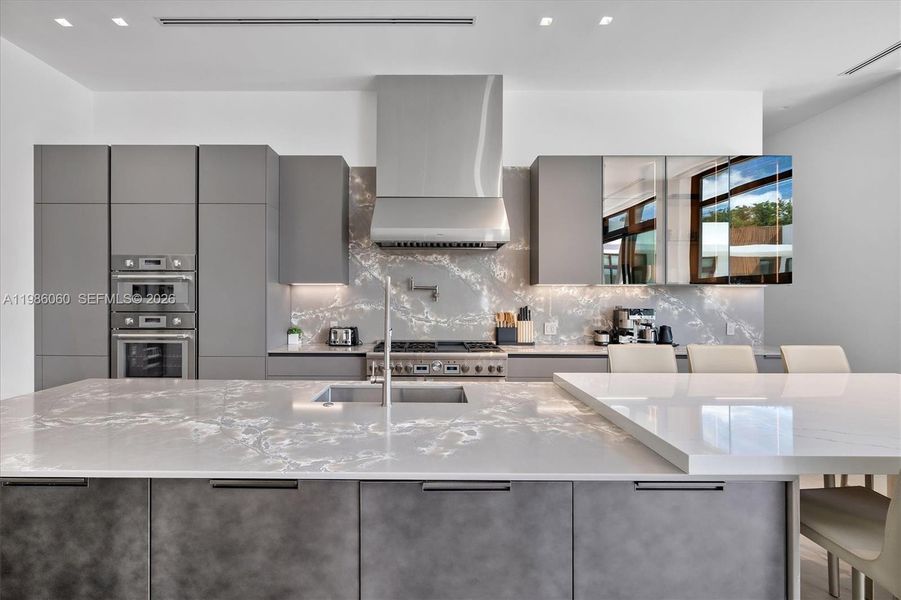 Furnished interior view inside a new home in , Miami Shores (Image 7). Furnished interior view inside a new home in , Miami Shores (Image 7).