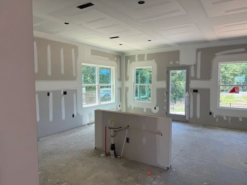 In-progress construction of a new home in Towns at The Point, Rolesville, NC (Image 6).