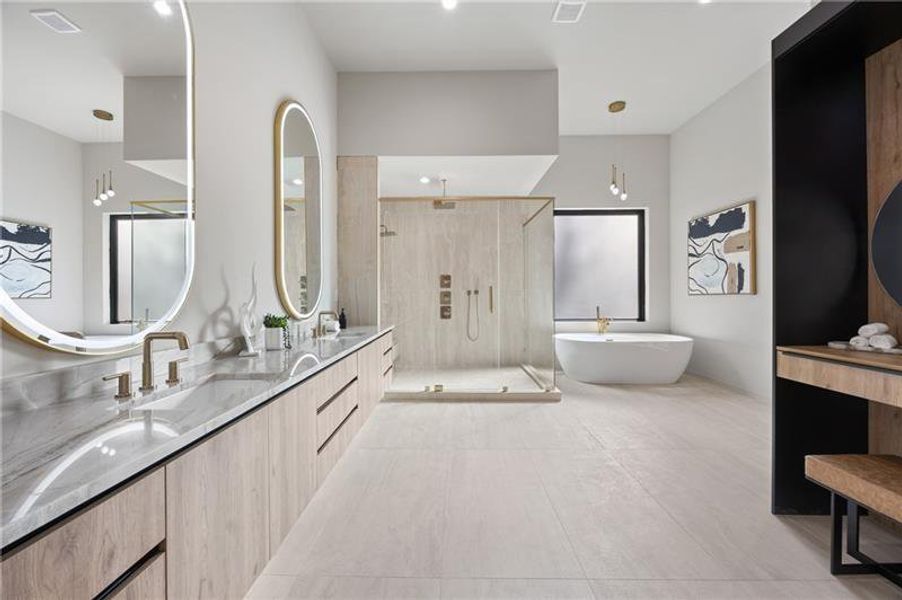 Furnished interior view inside a new home in , Sandy Springs (Image 8).