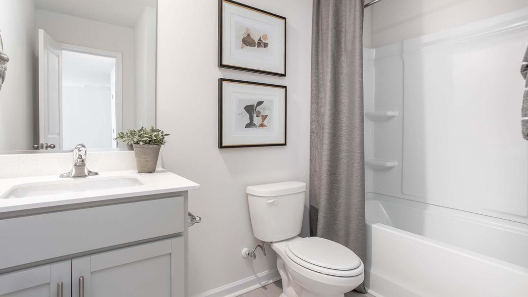 Representative furnished interior of a home built from the COLUMBIA by D.R. Horton in Collinswood, Aberdeen (Image 27).