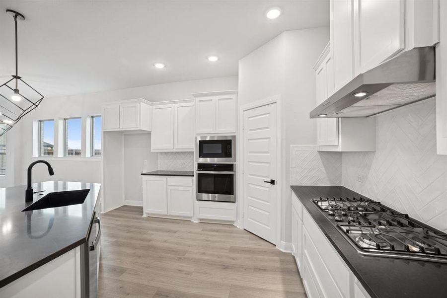 Furnished interior view inside a new home in Talia – Garden Series, Mesquite (Image 12). Furnished interior view inside a new home in Talia – Garden Series, Mesquite (Image 12).
