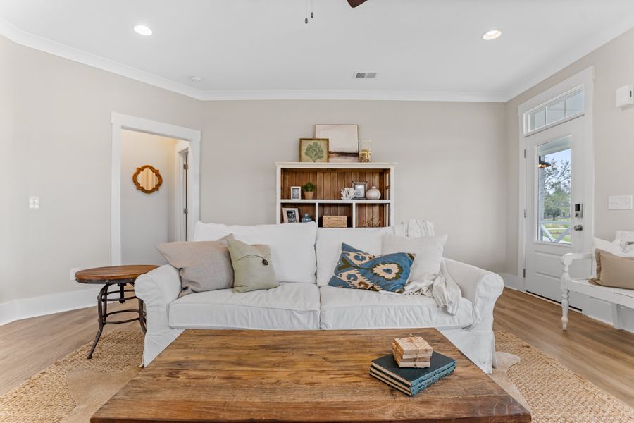 Representative furnished interior of a home built from the Hanover by Bill Clark Homes in Osprey Landing, Southport (Image 10).