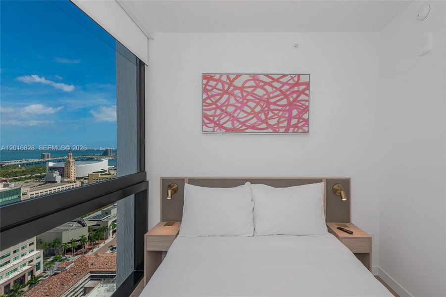 Furnished interior view inside a new home in , Miami (Image 17). Furnished interior view inside a new home in , Miami (Image 17).
