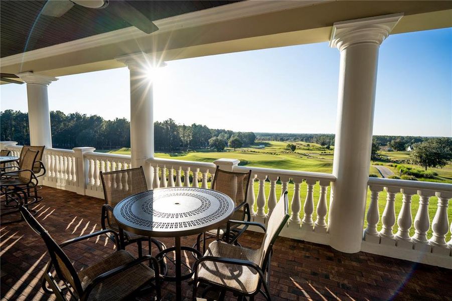 Exterior details and patio area of a home in Southern Hills Plantation, Brooksville (Image 27).