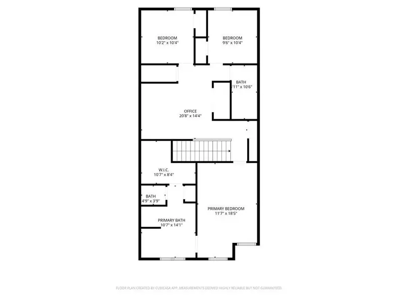 2D floor plan layout of this home in , Dahlonega, GA (Image 6).