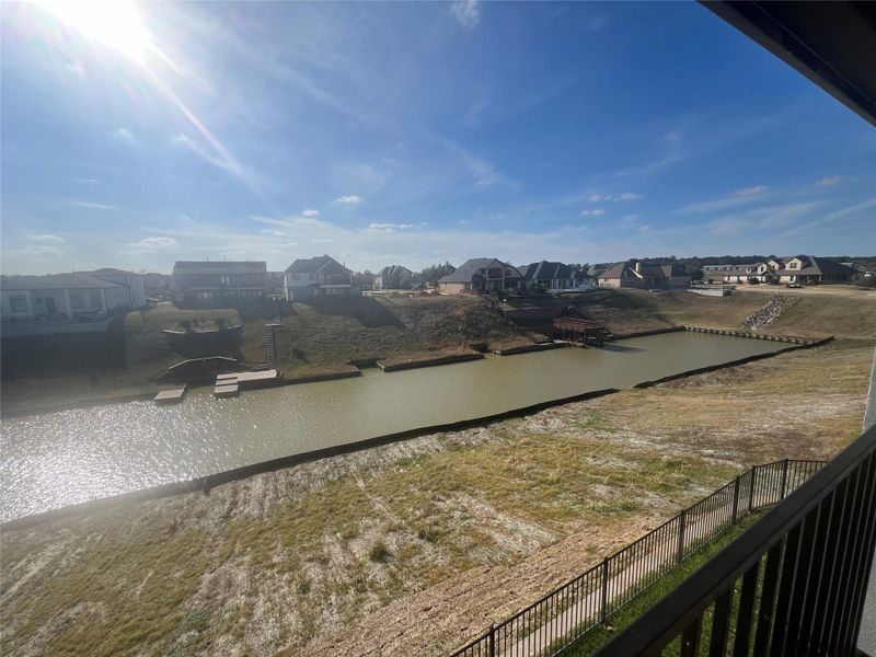 View from the owner's suite balcony