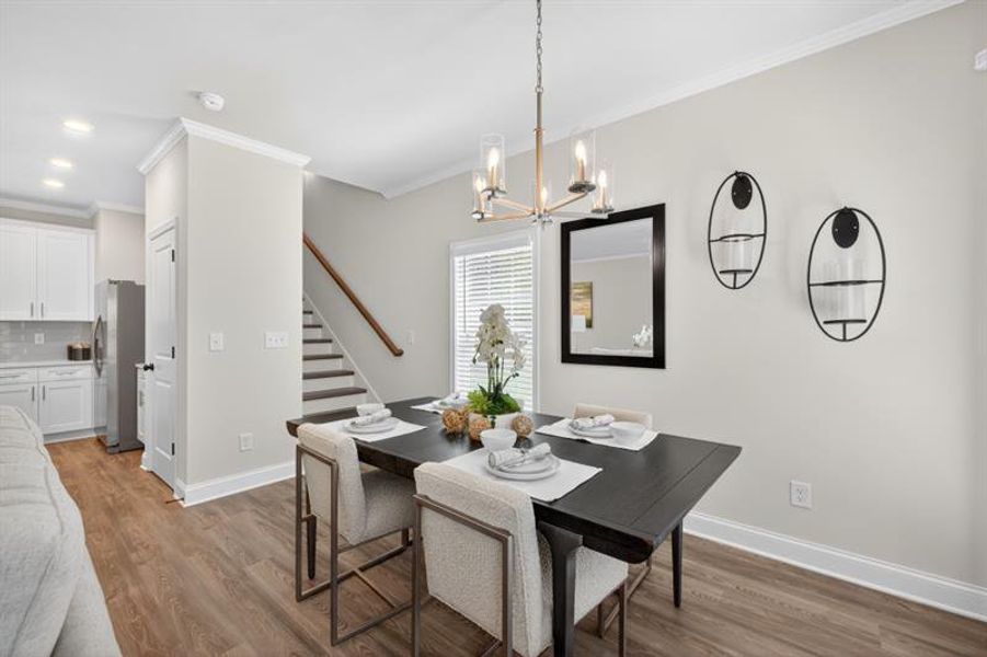 Furnished interior view inside a new home in Medlock Park, Austell (Image 25).