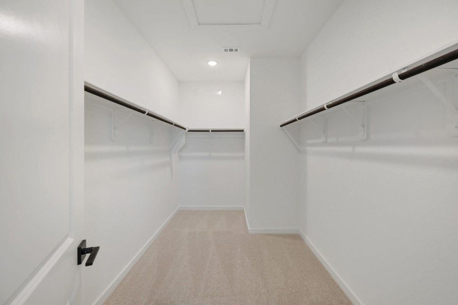 Primary walk-in closet