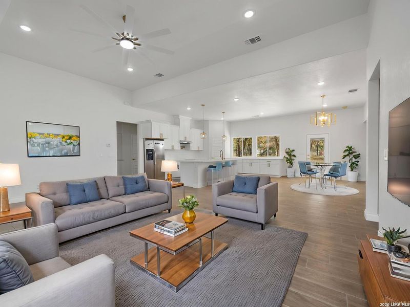 Furnished interior view inside a new home in , Elmendorf (Image 26).