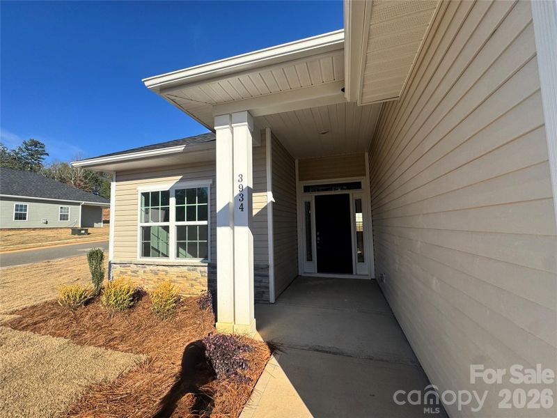 Exterior details and patio area of a home in Village at Parkside, Gastonia (Image 3).