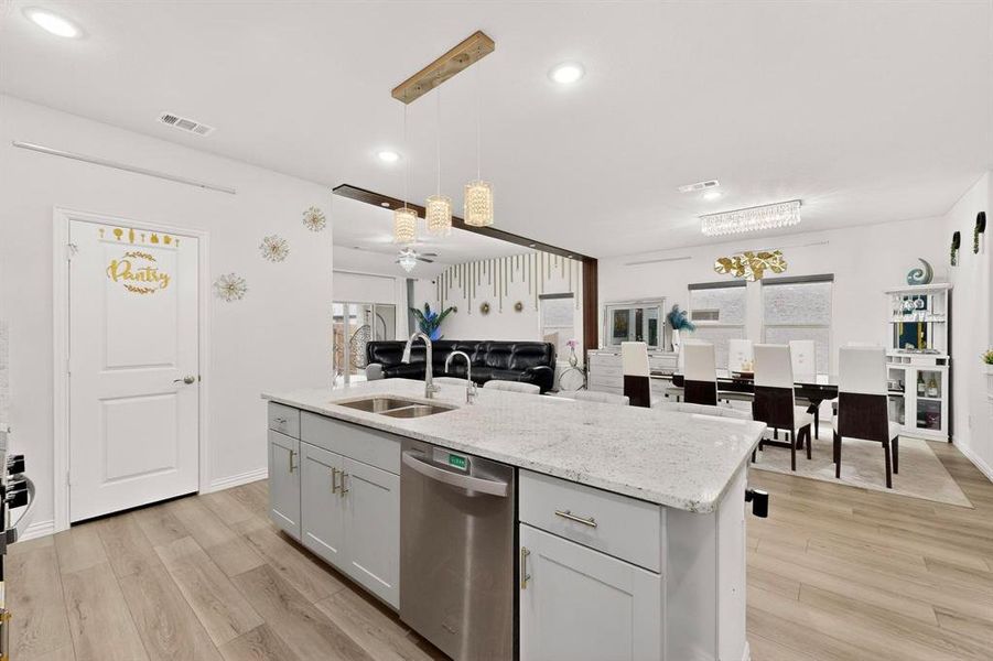 Furnished interior view inside a new home in Wolf Creek Farms - Signature Series, Melissa (Image 15).