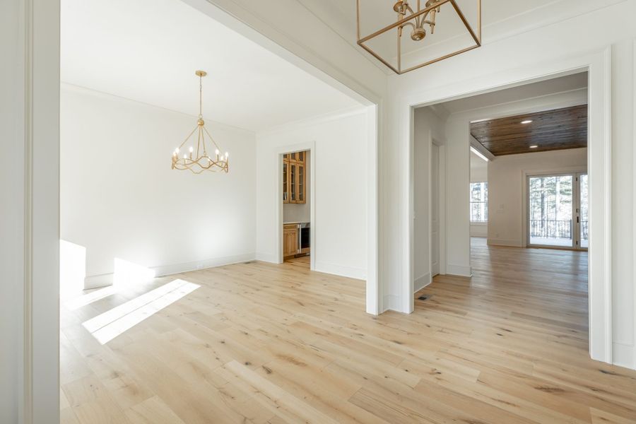 Representative unfurnished interior of a home built from the Summerbrook by Riverstone Construction, LLC in River Gorge Ranch, River Gorge Ranch (Image 26).