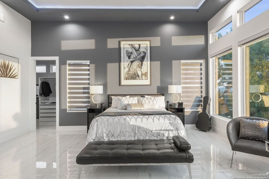 Furnished interior view inside a new home in , Spring Branch (Image 26).