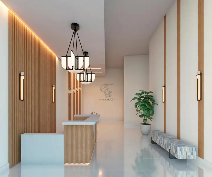 Furnished interior view inside a new home in , Delray Beach (Image 8).