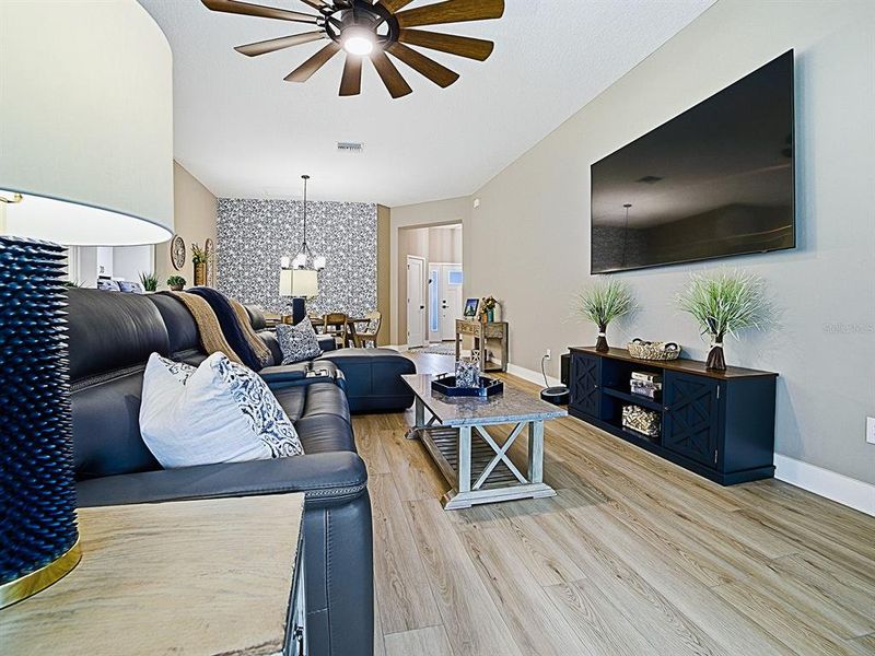 Furnished interior view inside a new home in , The Villages (Image 37). Furnished interior view inside a new home in , The Villages (Image 37).