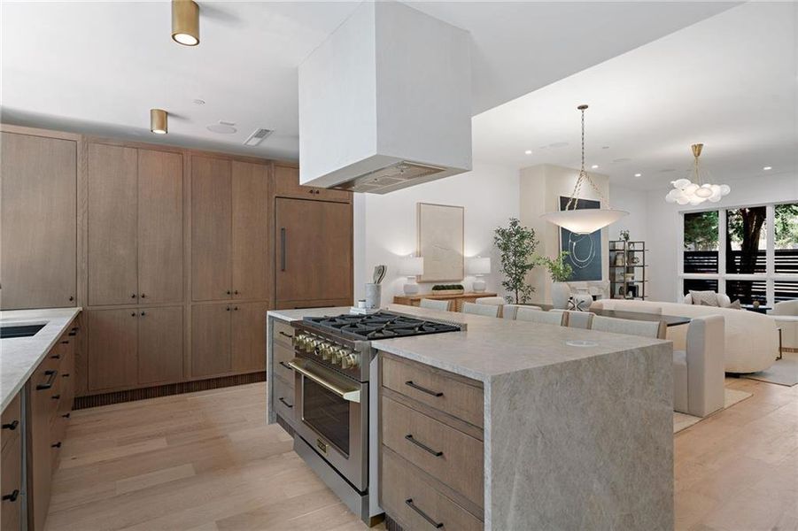 Furnished interior view inside a new home in , Atlanta (Image 5).