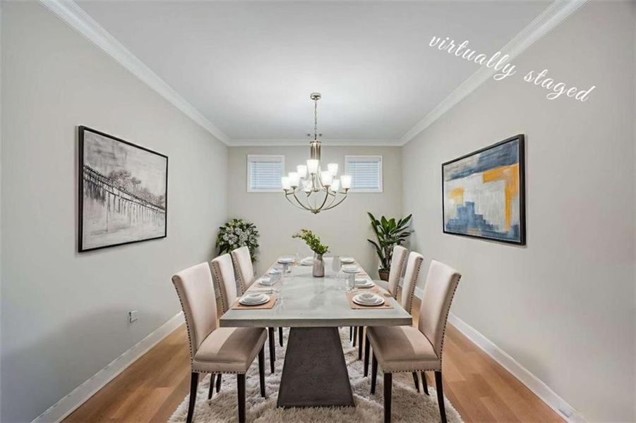 Furnished interior view inside a new home in , Gainesville (Image 19).