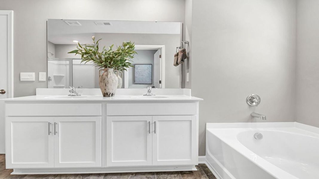 Furnished interior view inside a new home in Pine Hills at Cane Bay, Moncks Corner (Image 11).