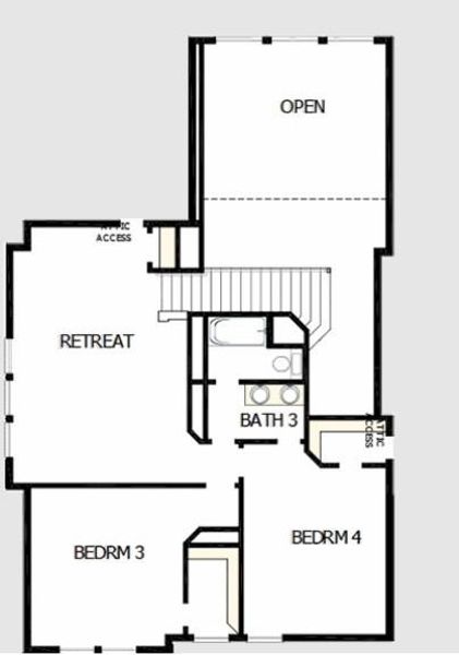Image 5 of a home in Meridiana 55' Homesites.