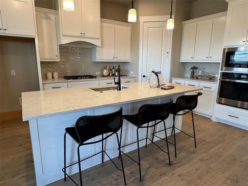 Furnished interior view inside a new home in Ladera at the Reserve, Mansfield (Image 13).