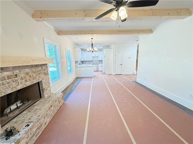 In-progress construction of a new home in , Jefferson, GA (Image 28).