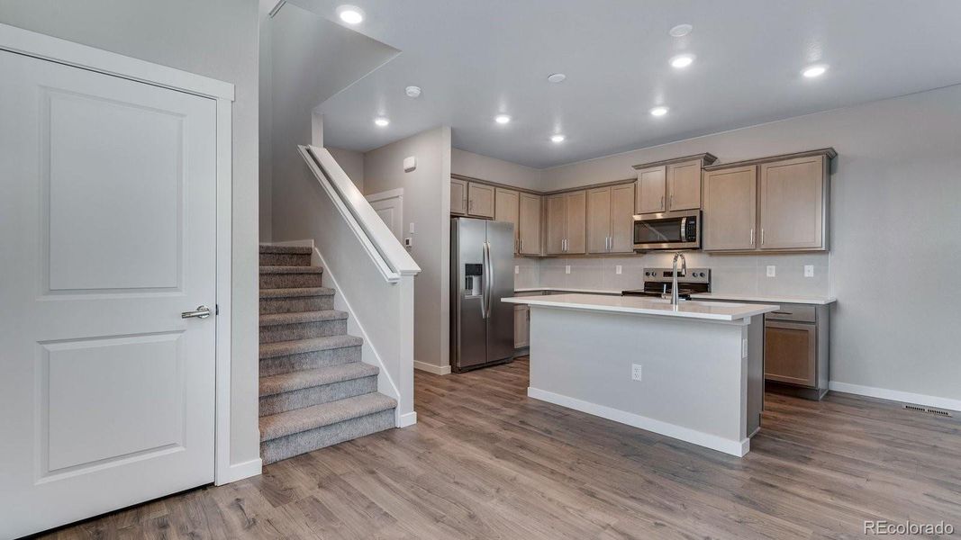 Furnished interior view inside a new home in Horizon Uptown, Aurora (Image 4).