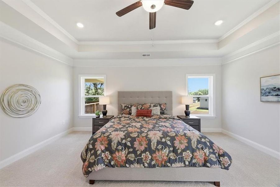 Furnished interior view inside a new home in Tuscany Hills, Douglasville (Image 10).