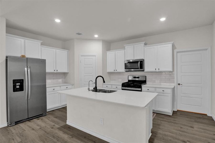 Furnished interior view inside a new home in , Aubrey (Image 6). Furnished interior view inside a new home in , Aubrey (Image 6).