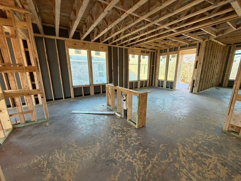 In-progress construction of a new home in Waterford Park, Weatherford, TX (Image 3).