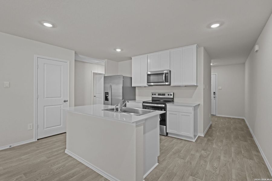 Furnished interior view inside a new home in Swenson Heights, Seguin (Image 5).