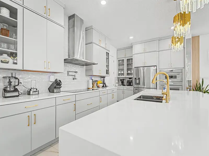 Furnished interior view inside a new home in , San Antonio (Image 5).