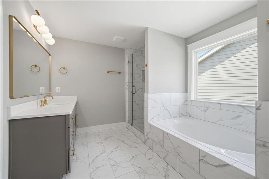 Furnished interior view inside a new home in , Canton (Image 16).