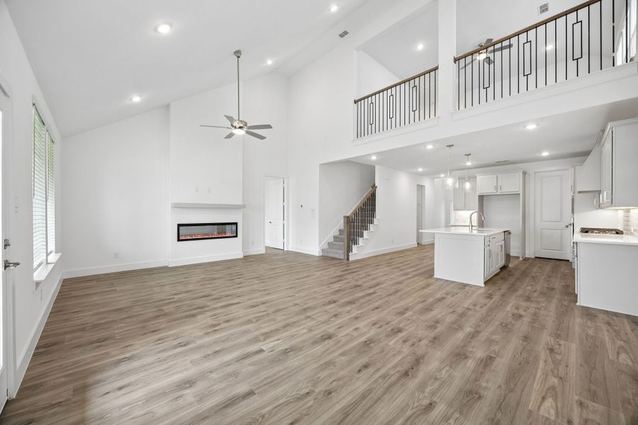 Spacious, unfurnished interior of a new home in Painted Tree Woodland West, McKinney (Image 16). Spacious, unfurnished interior of a new home in Painted Tree Woodland West, McKinney (Image 16).