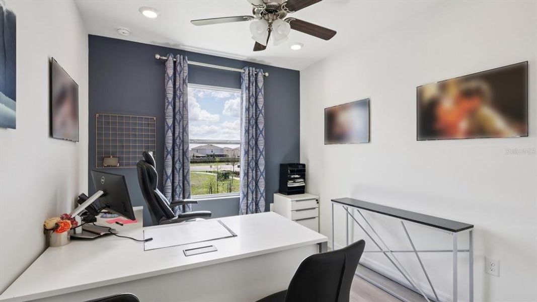 Furnished interior view inside a new home in Towns at Woodsdale, Wesley Chapel (Image 11).